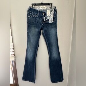 Ariat Women’s REAL DENIM Arrow Boot Bootcut Jeans size 27 X-Long